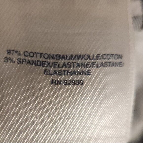 Lands' End Slim Leg Mid Rise Black White Check Ankle Pants 12 - Picture 7 of 8